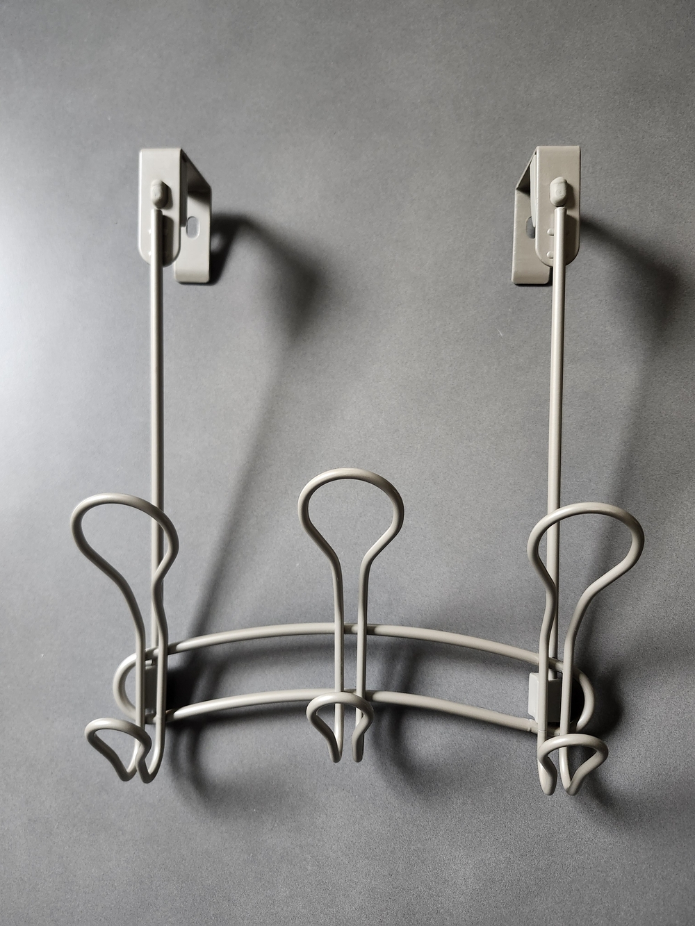 3-Hook Over-the-Door Rack Metal